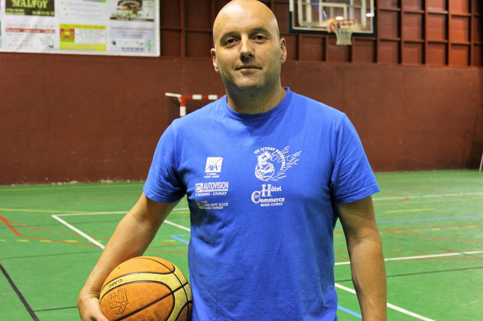 Galou Pennetier (coach de Civray Basket) : " Je suis de retour à Civray où....."