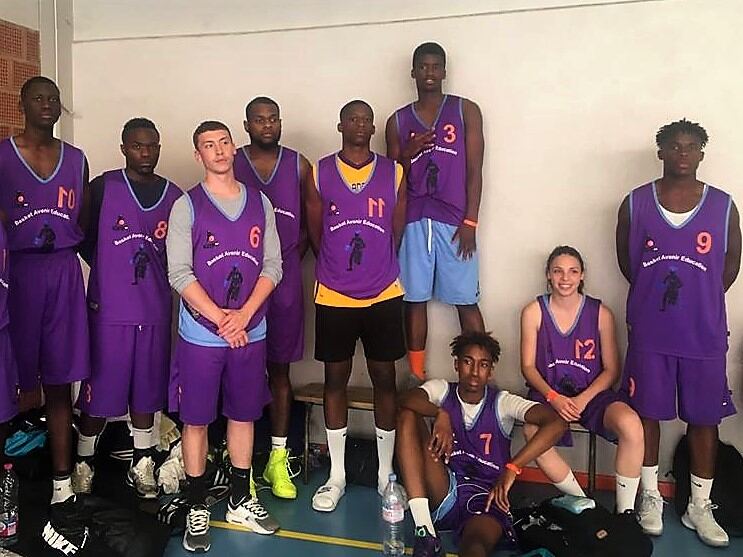 L'association Basket Avenir Education avec ... Maeva Courla !