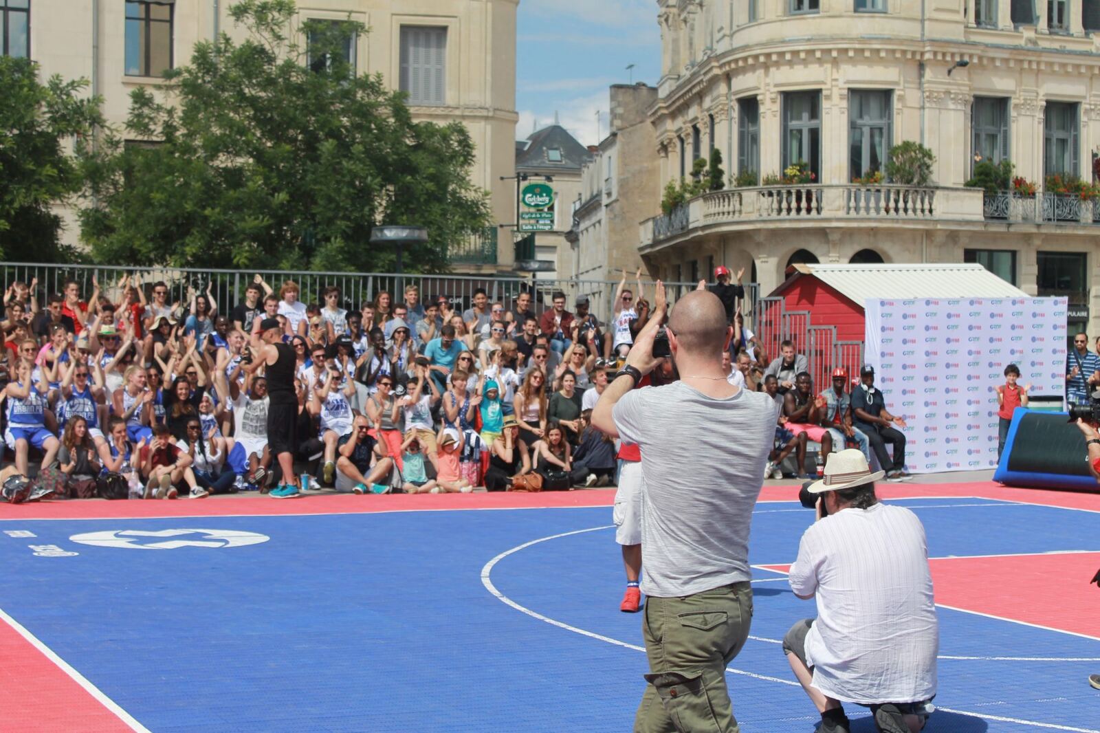 Polynice Ouandet croit en son projet ! "L'objectif est de promouvoir et développer le basket sur Ligugé!"