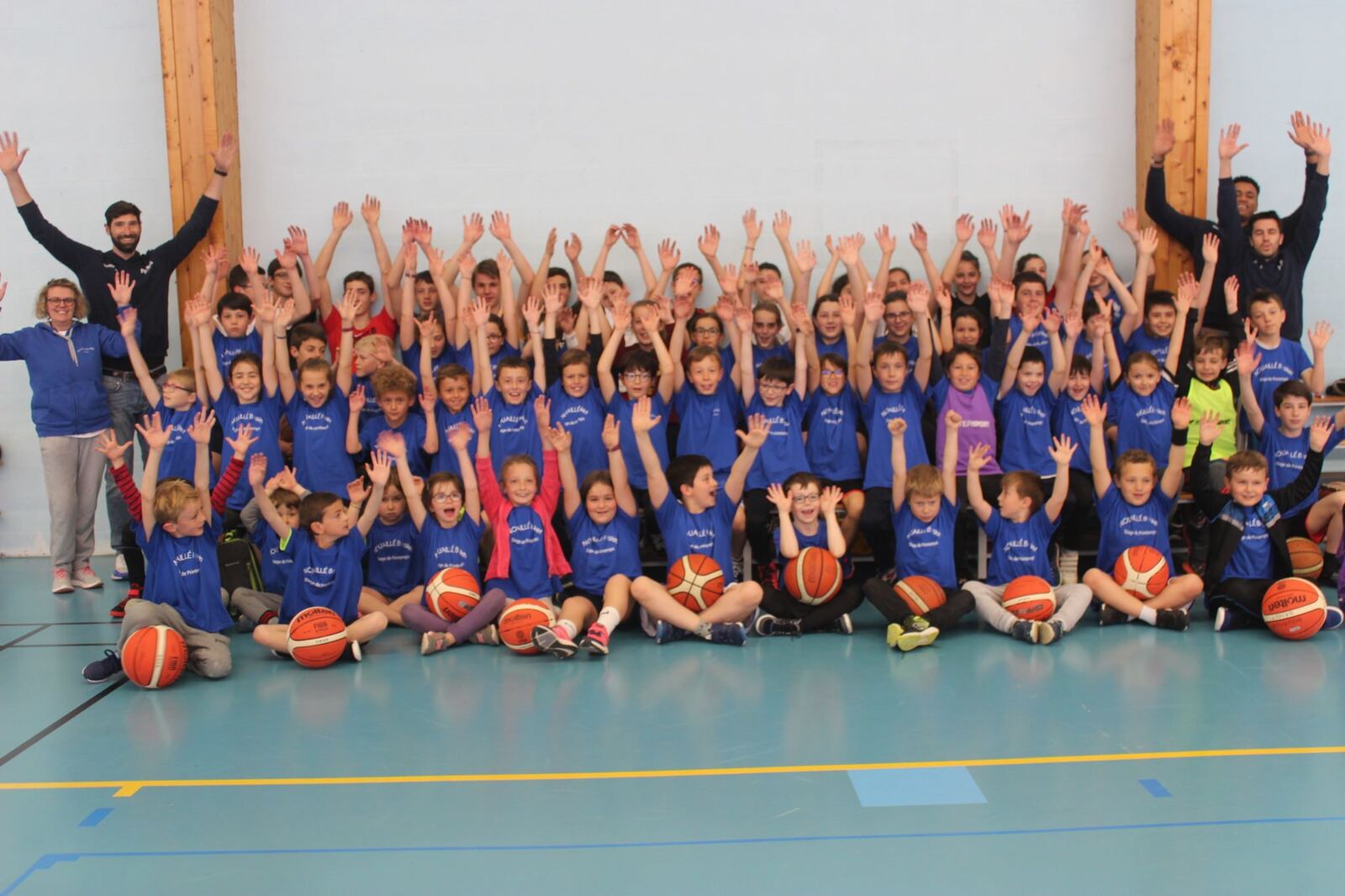 Un stage basket réussi à Nouaillé !