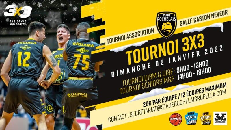 Tournoi 3x3 à la Rochelle (Christmas Holidays Edition) !