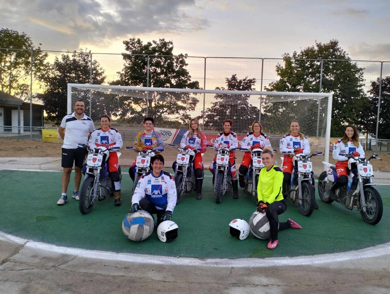 Motoball : L'équipe féminine de Neuville en pleine progression !