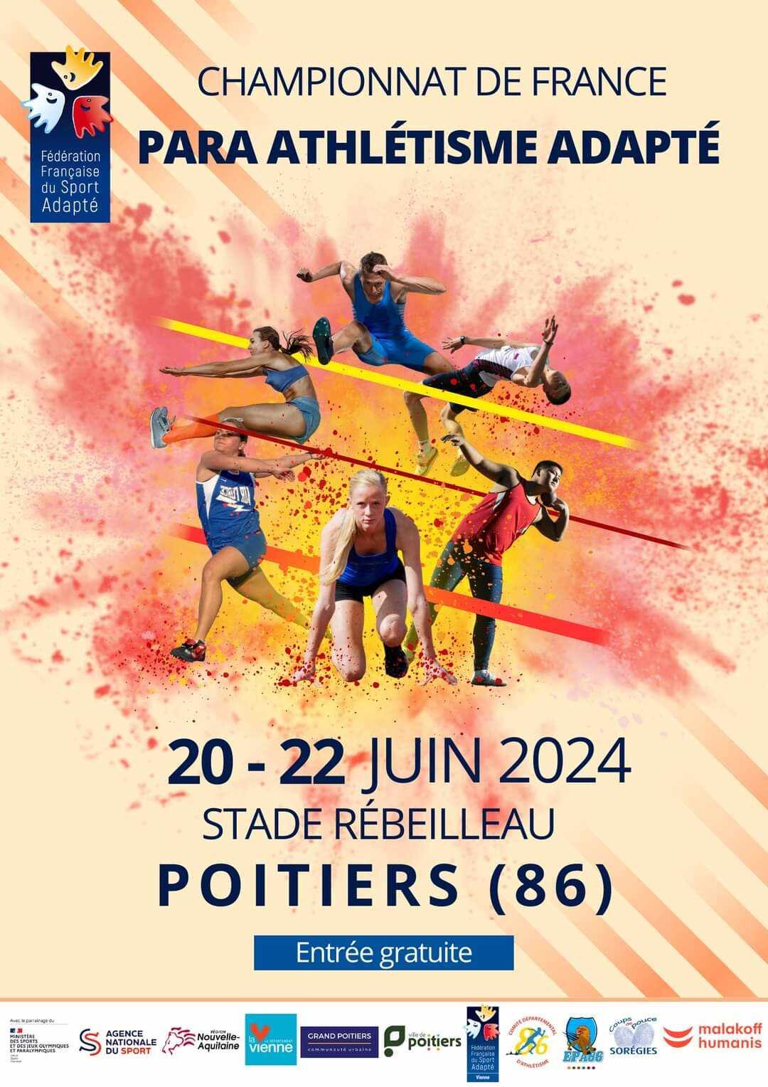 CDSA 86 - CD Sport Adapté : Vivez les championnats de France avec 5by5 !