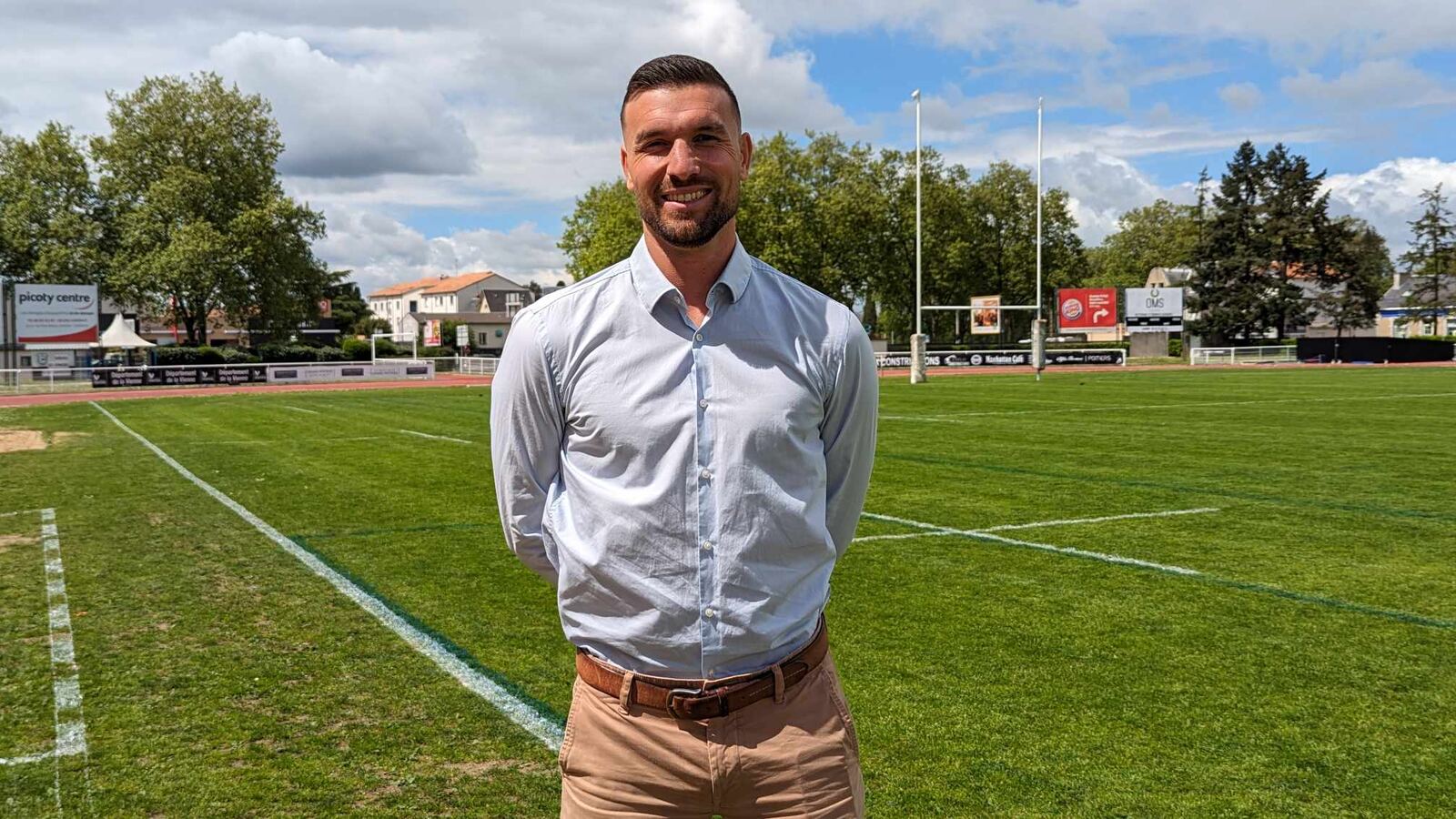 Simon Allal (Président Stade Poitevin Rugby) : "L'objectif prioritaire n'est pas forcément de remonter parce que si c'est..."