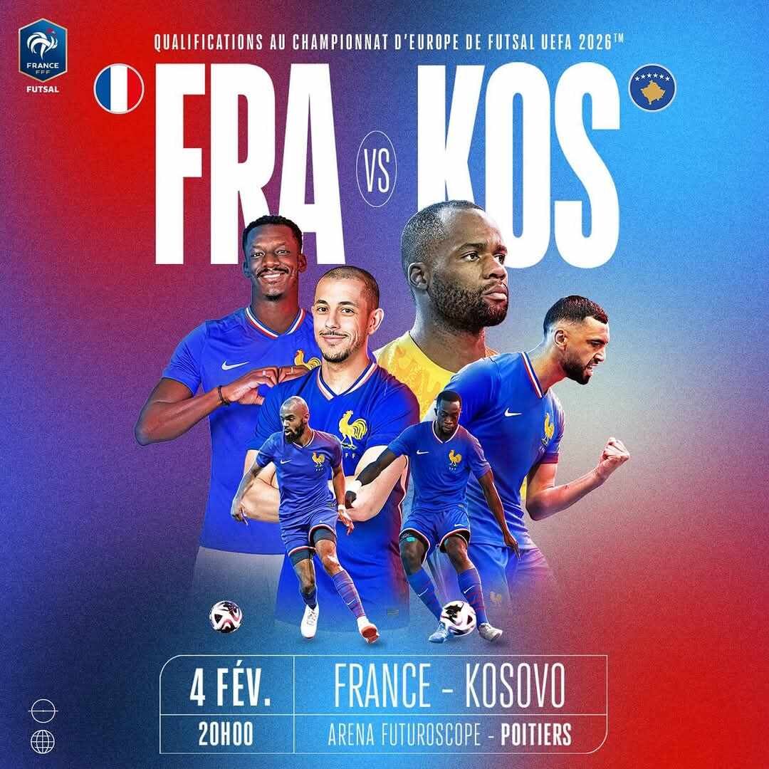 L'ÉQUIPE DE FRANCE FUTSAL À POITIERS !