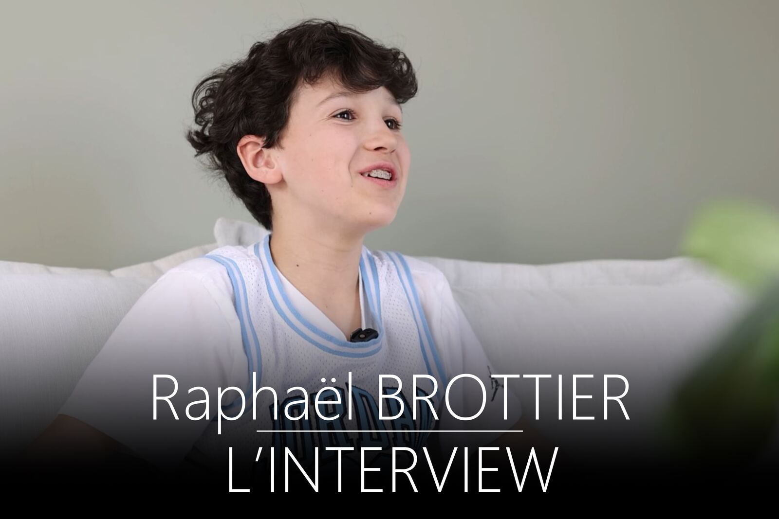 Raphaël BROTTIER : "Je suis heureux, je n'ai que 11 ans, j'ai déjà fait un film, c'est un rêve..."